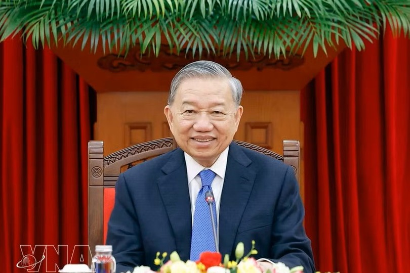 越南共产党中央总书记、国家主席苏林。图：越通社