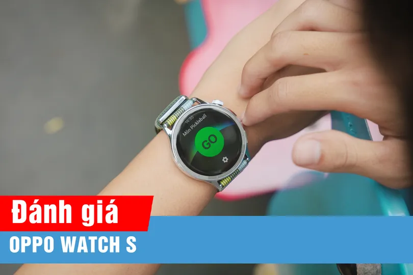 OPPO Watch S: Smartwatch mỏng nhẹ, bổ sung chế độ tập Pickleball và theo dõi sức khỏe nâng cao