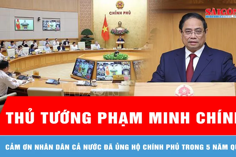 Thủ tướng cảm ơn nhân dân cả nước đã ủng hộ Chính phủ trong 5 năm qua