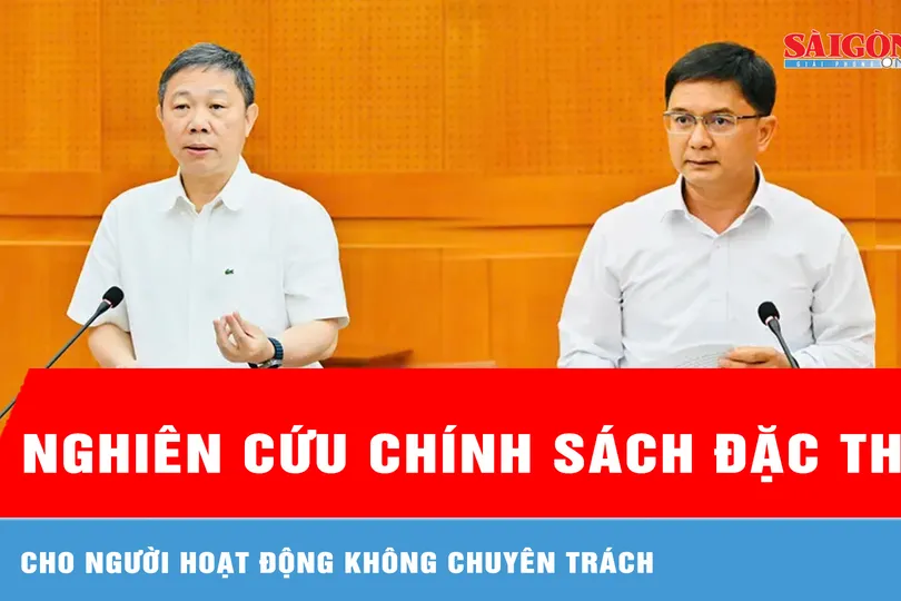 Nghiên cứu chính sách đặc thù cho người hoạt động không chuyên trách 