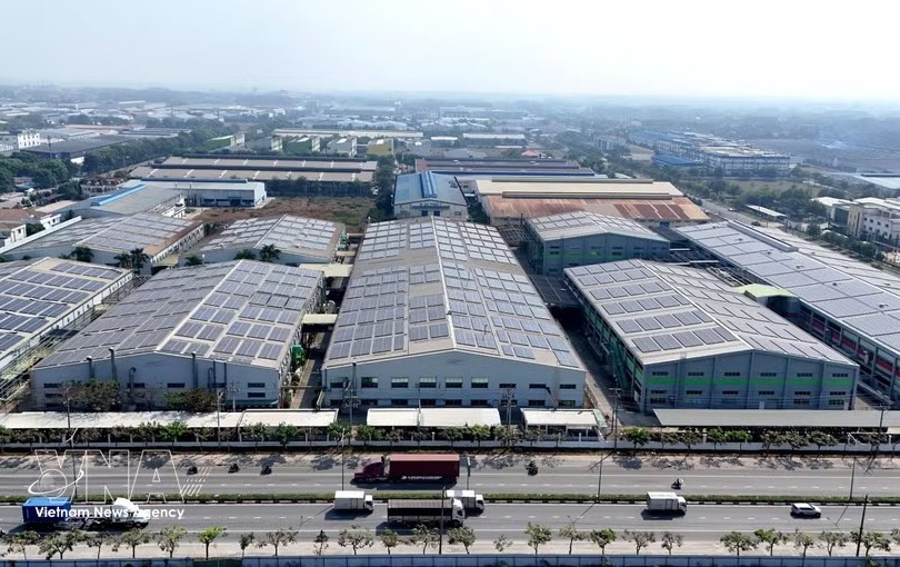 胡志明市VSIP工业园区。