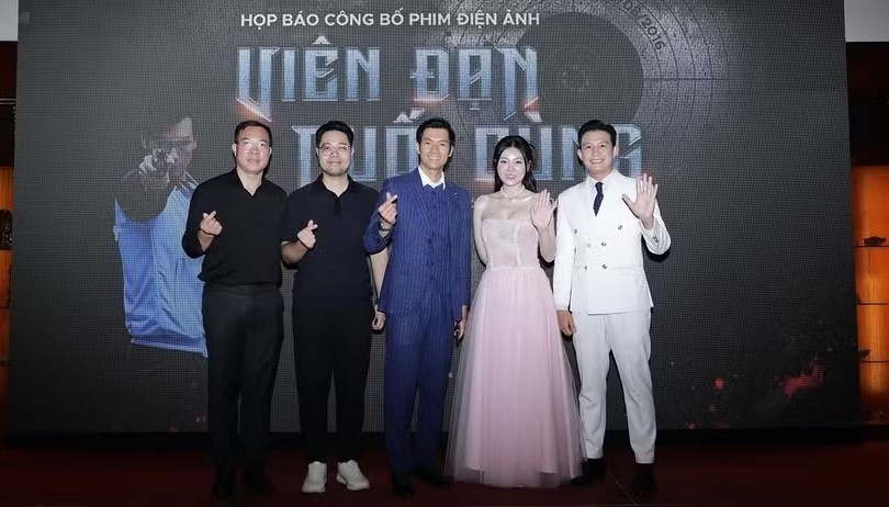 越南与韩国合作拍摄的电影项目《最后一颗子弹》正式亮相。图自越通社 