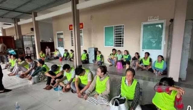 在新华园公司莲花宝塔景区制造拥挤、推搡场面抢劫黄金项链的一伙人被公安传唤调查。图：公安提供
