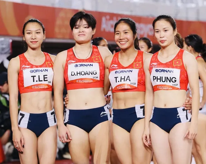 女子4×100米接力队期待在第二十届亚运会上夺得奖牌。图:亮亮