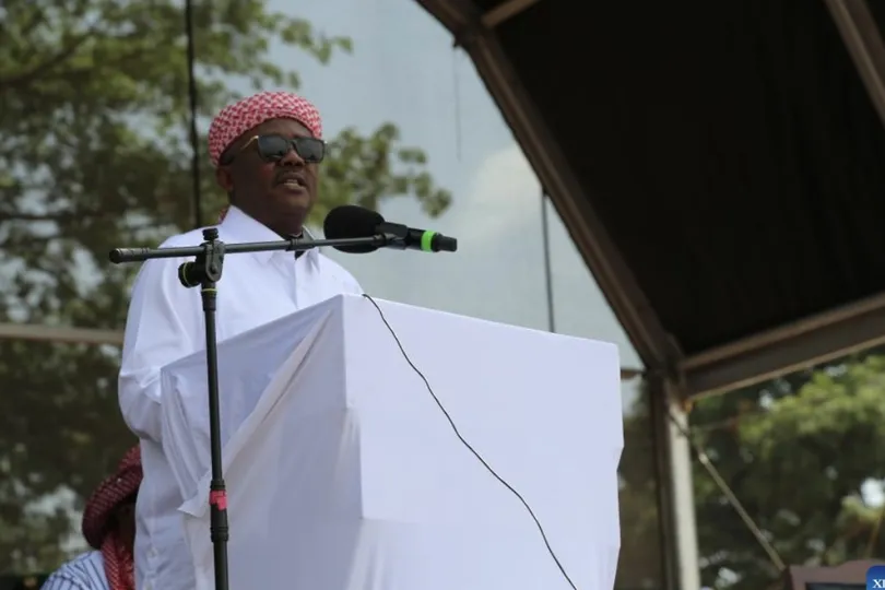 Tổng thống Guinea-Bissau Umaro Sissoco Embalo. Ảnh: XINHUA 