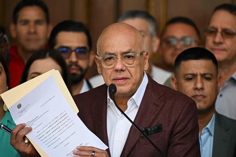 Chủ tịch Quốc hội Venezuela Jorge Rodriguez. Ảnh: VCG