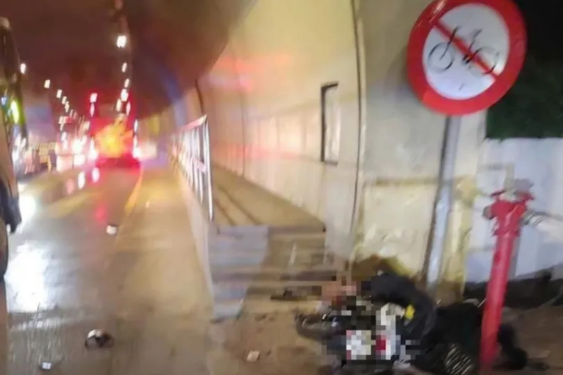 Hiện trường vụ tai nạn