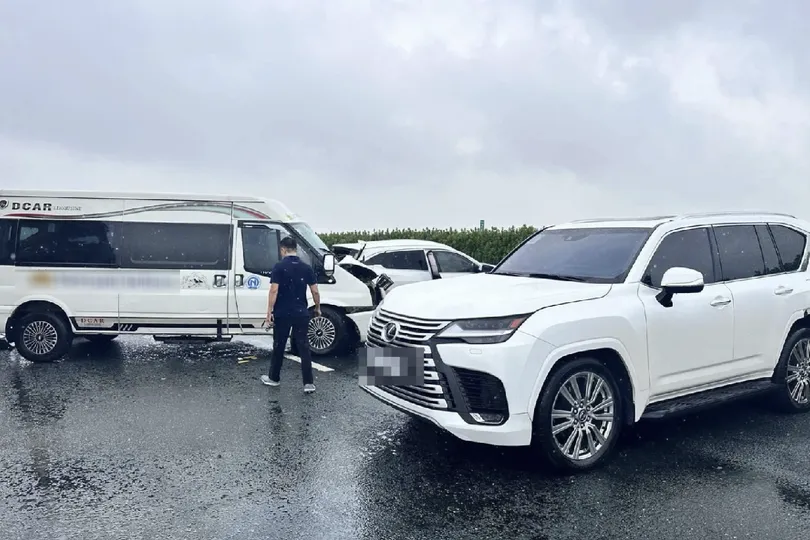 Hiện trường vụ tai nạn Ảnh: CỤC CSGT cung cấp