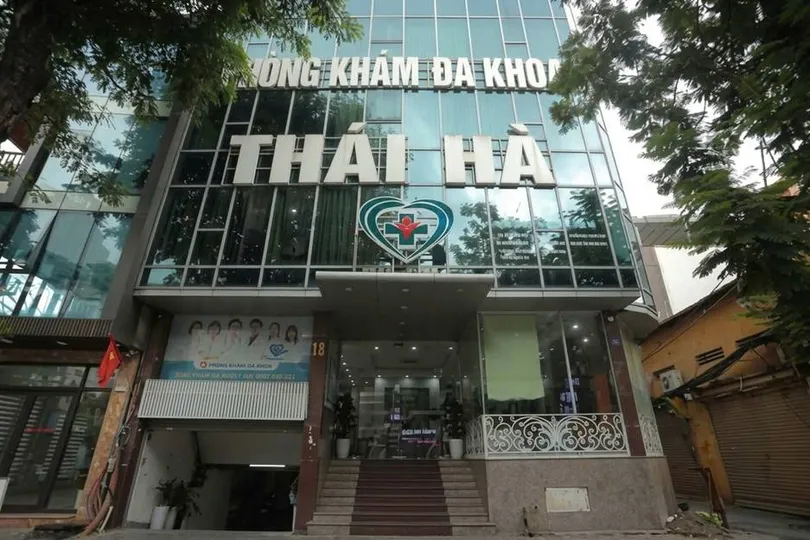 Trụ sở phòng khám nơi xảy ra sai phạm. Ảnh: CÔNG AN CUNG CẤP