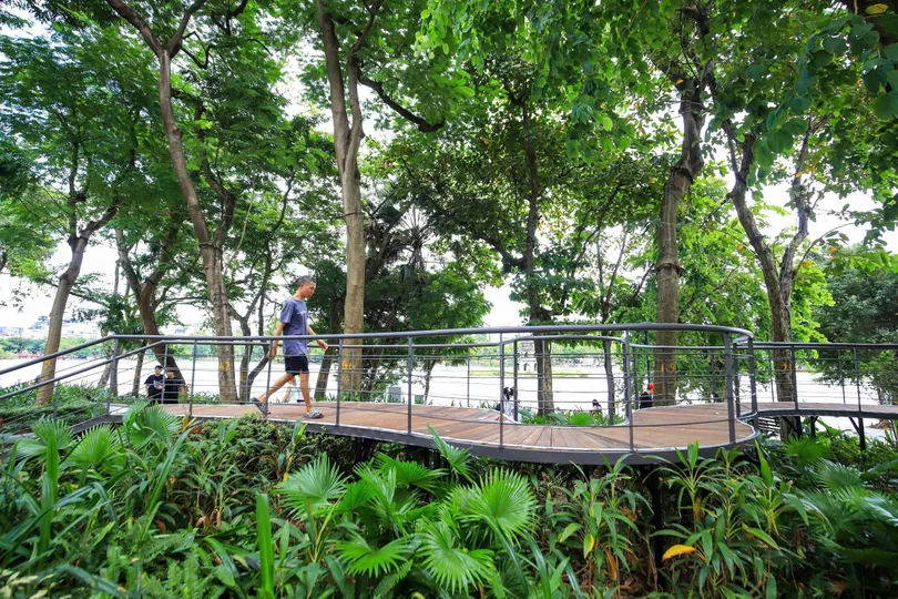 “Dải lụa ký ức” mở góc nhìn mới về hồ Hoàn Kiếm