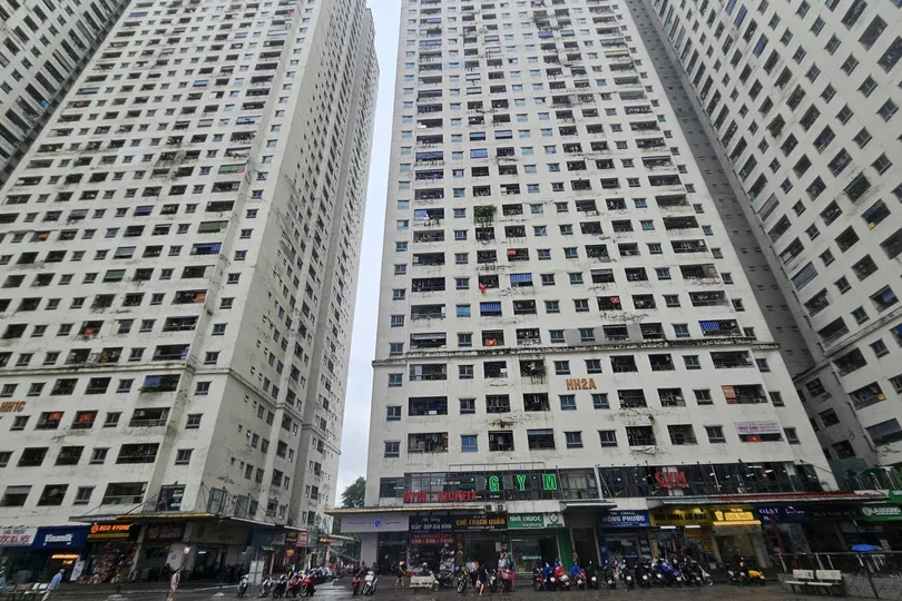 Khu chung cư HH Linh Đàm. Ảnh: TIẾN CƯỜNG