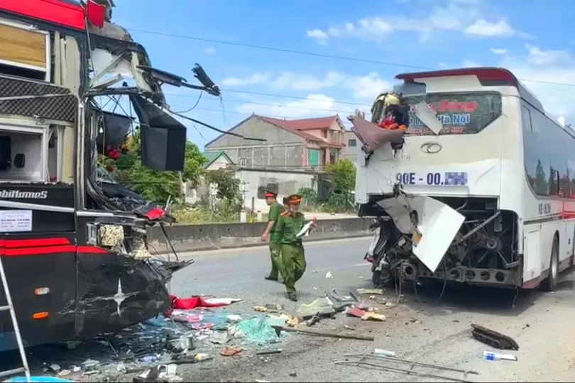 Hiện trường vụ tai nạn giao thông 