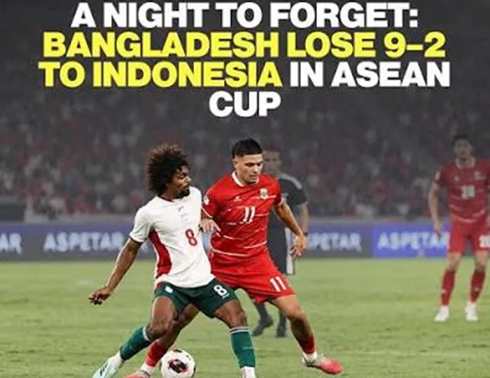 Indonesia thắng Bangladesh 9-2 giành vé vào chung kết FIFA ASEAN Cup