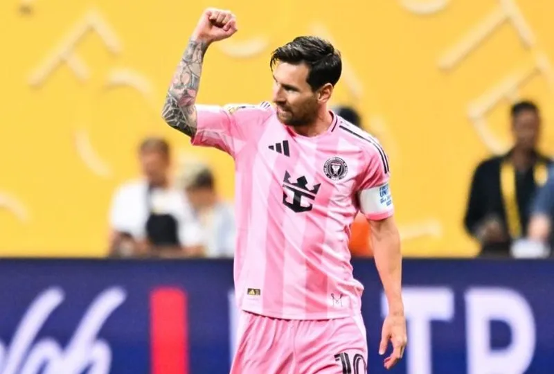 Lionel Messi giúp Inter Miami đảm bảo suất đá play-off MLS. Ảnh: THX