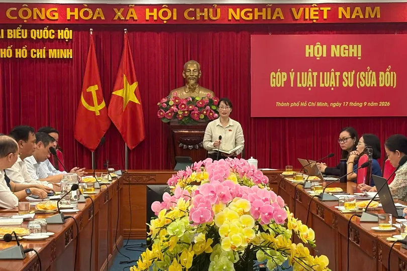 Đoàn Đại biểu Quốc hội TPHCM tổ chức Hội nghị lấy ý kiến đối với dự án Luật Luật sư (sửa đổi)