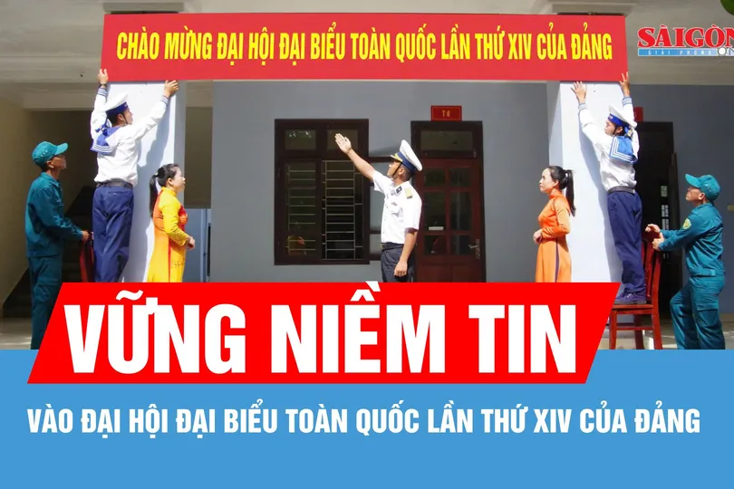Quân và dân đặc khu Trường Sa vững niềm tin vào Đại hội XIV của Đảng