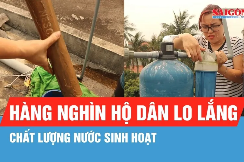 Hải Phòng: Hàng nghìn hộ dân lo chất lượng nước sinh hoạt