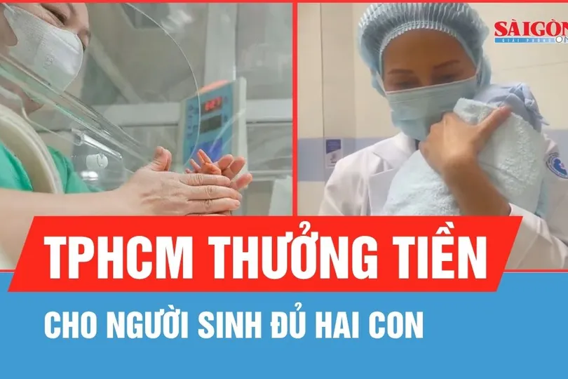 TPHCM thưởng tiền cho người sinh đủ hai con