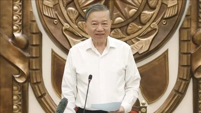 Tổng Bí thư, Chủ tịch nước Tô Lâm làm việc với Văn phòng Chủ tịch nước