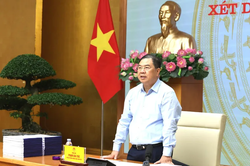 Phó Thủ tướng Thường trực Phạm Gia Túc chủ trì phiên họp của Hội đồng Tư vấn đặc xá năm 2026. Ảnh: VGP