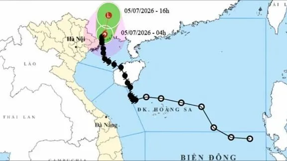  Bão số 1 suy yếu dần, Quảng Ninh tiếp tục mưa rất to