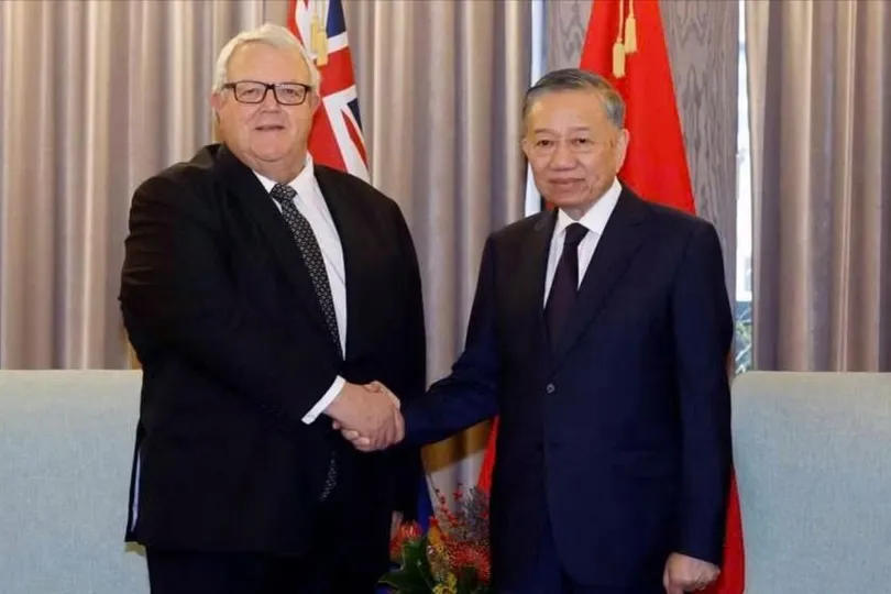 Tổng Bí thư, Chủ tịch nước Tô Lâm hội kiến Chủ tịch Quốc hội New Zealand