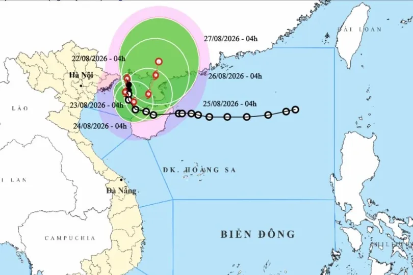 Bão số 4 vào vùng biển Quảng Ninh - Hải Phòng, có nơi mưa trên 600mm