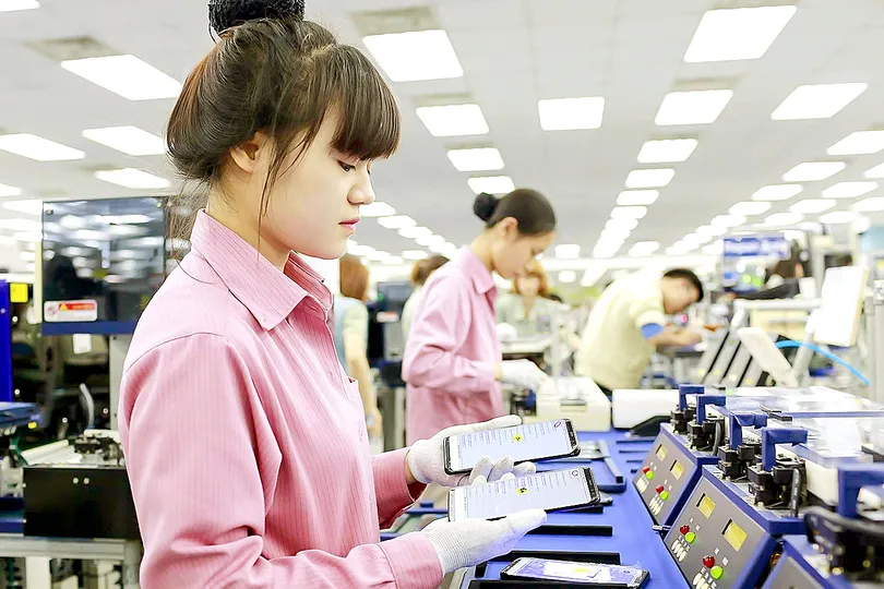 Nhà máy Samsung Việt Nam tại Khu công nghiệp Yên Bình, tỉnh Thái Nguyên. Ảnh: QUANG PHÚC