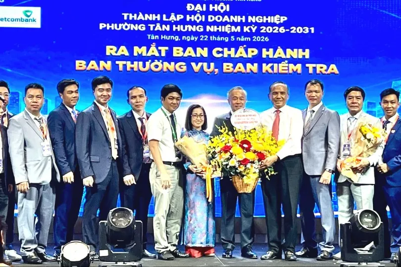 Ra mắt Hội Doanh nghiệp phường Tân Hưng nhiệm kỳ 2026 – 2031