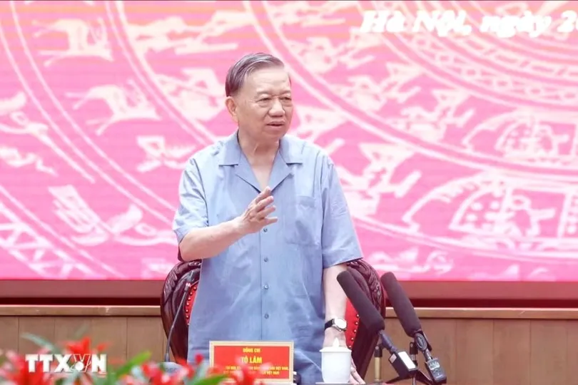 Tổng Bí thư, Chủ tịch nước Tô Lâm phát biểu. Ảnh: TTXVN