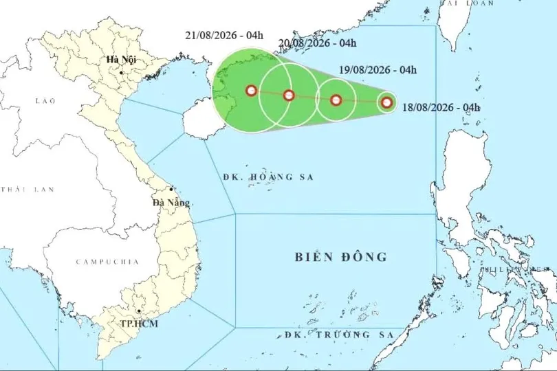 Áp thấp nhiệt đới mạnh cấp 6 trên Biển Đông, Bắc bộ mưa lớn