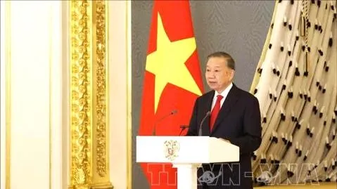 Tổng Bí thư, Chủ tịch nước Tô Lâm phát biểu. Ảnh: TTXVN