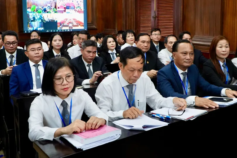 Hoạt động của luật sư tại một phiên tòa. ẢNH: T.C