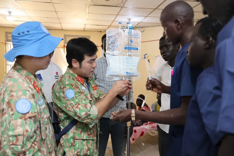 Bệnh viện dã chiến tại Nam Sudan tổ chức chuỗi hoạt động mừng 95 năm Ngày thành lập Đoàn 