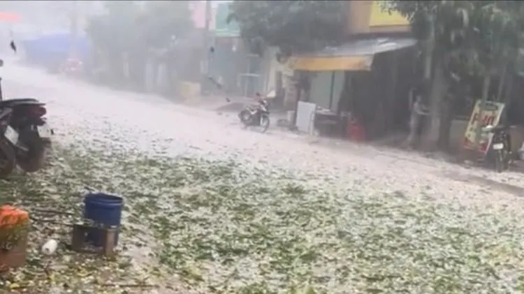 Bắc bộ sắp có không khí lạnh yếu, nguy cơ dông và mưa đá