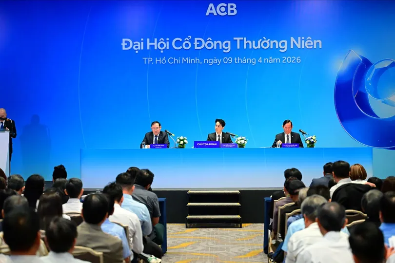 Ngân hàng TMCP Á Châu (ACB) tổ chức Đại hội đồng cổ đông (ĐHĐCĐ) thường niên năm 2026, sáng 9-4