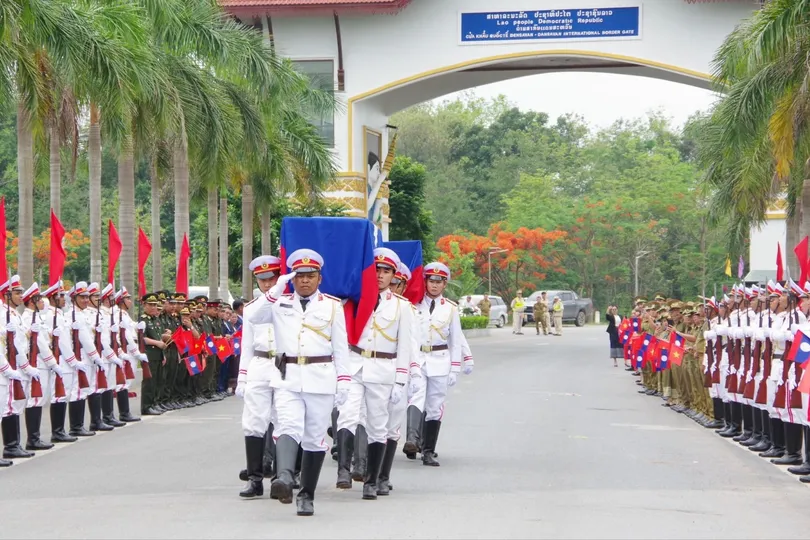Trang trọng đón 28 hài cốt liệt sĩ hy sinh tại Lào về với đất mẹ