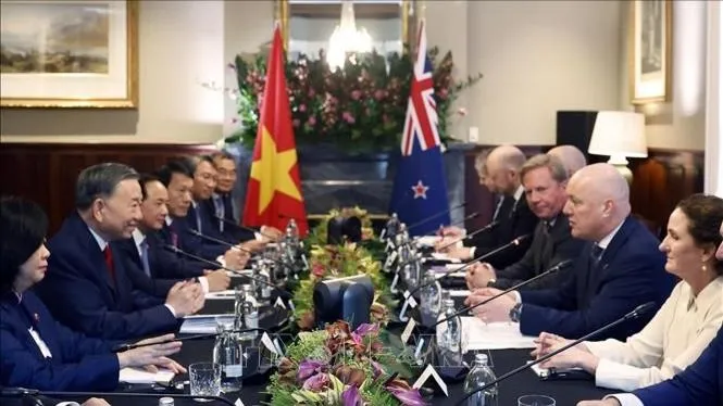 Tổng Bí thư, Chủ tịch nước Tô Lâm hội đàm với Thủ tướng New Zealand Christopher Luxon