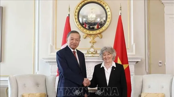 Lễ đón Tổng Bí thư, Chủ tịch nước Tô Lâm thăm cấp Nhà nước Canada