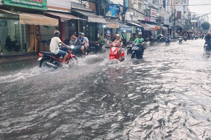 Triều cường trên sông Sài Gòn có thể đạt đỉnh vào ngày 27-10