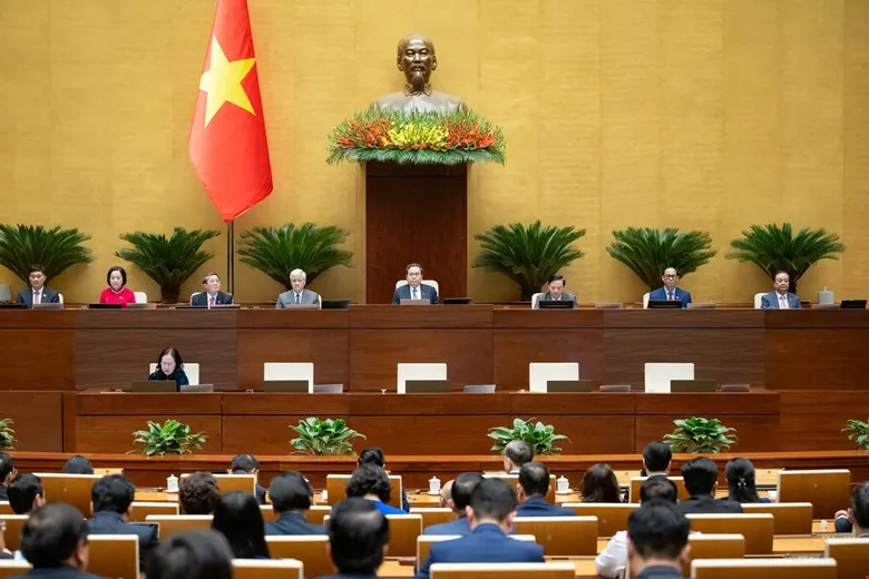 Quang cảnh phiên bế mạc Kỳ họp thứ 10, Quốc hội khóa XV. Ảnh minh họa