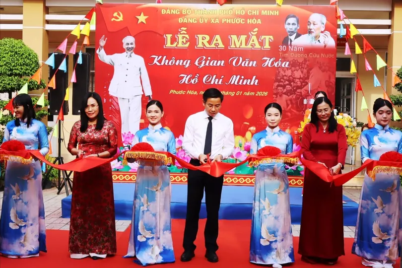 Xã Phước Hòa có thêm một "Không gian Văn hóa Hồ Chí Minh" 