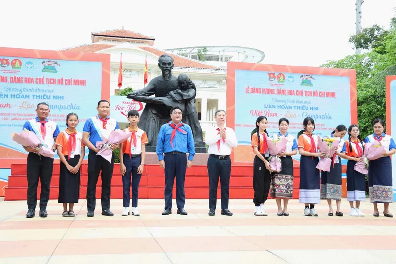 Khai mạc Liên hoan thiếu nhi Việt Nam - Lào - Campuchia năm 2026 