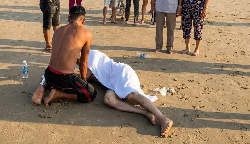 Cứu sống 2 du khách đuối nước tại Bãi Sau - Vũng Tàu