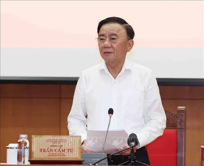 Đồng chí Trần Cẩm Tú, Ủy viên Bộ Chính trị, Thường trực Ban Bí thư. Ảnh: TTXVN