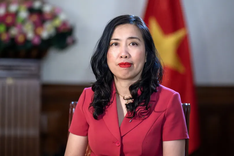 Thứ trưởng Bộ Ngoại giao Lê Thị Thu Hằng. Ảnh: Bộ Ngoại giao