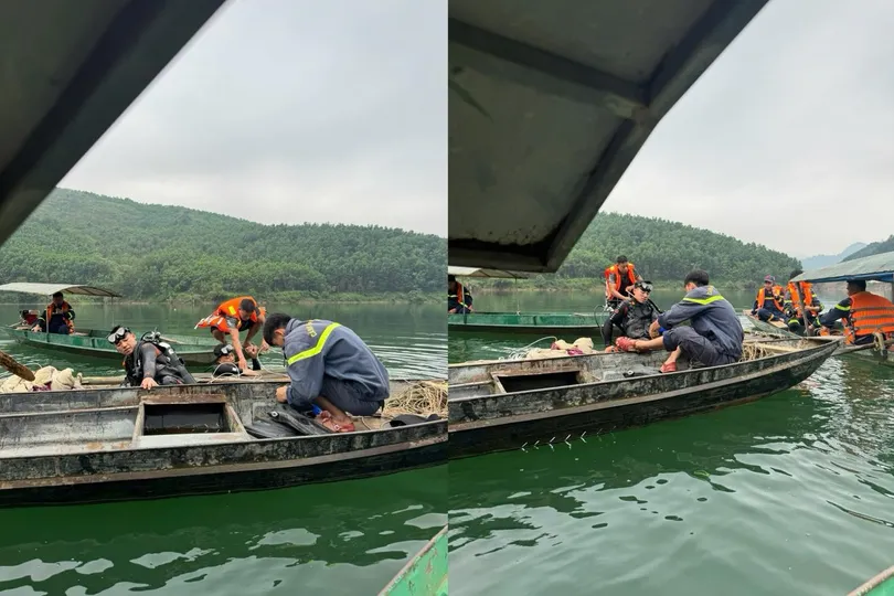Tìm thấy thi thể 2 vợ chồng bị lật thuyền ở tỉnh Tuyên Quang