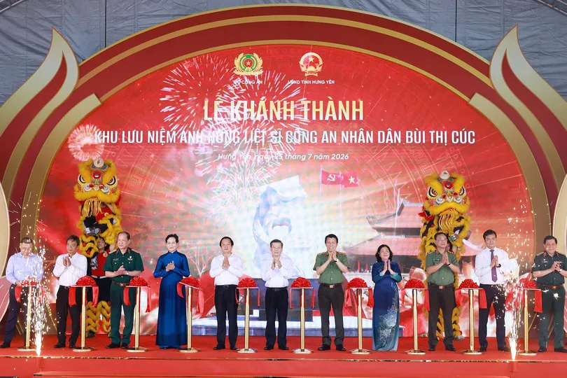 Khánh thành Khu lưu niệm Anh hùng liệt sĩ Công an nhân dân Bùi Thị Cúc