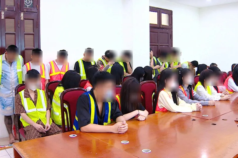 Các đối tượng trong vụ việc. Ảnh: CÔNG AN HÀ NỘI
