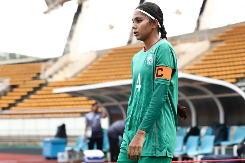 Thủ quân Afeida Khandaker của Đội tuyển nữ Bangladesh